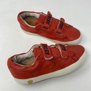 Golden Goose Kids Red Sneakers